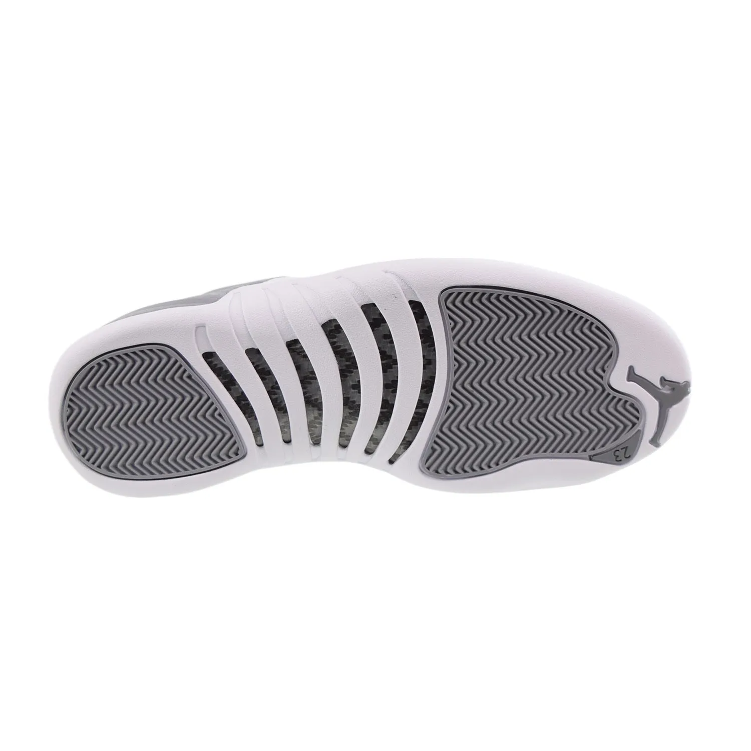 Air Jordan Retro 12 Men's Shoes Stealth-White-Cool Grey
