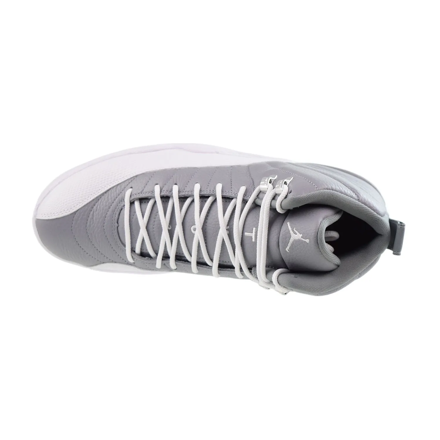 Air Jordan Retro 12 Men's Shoes Stealth-White-Cool Grey