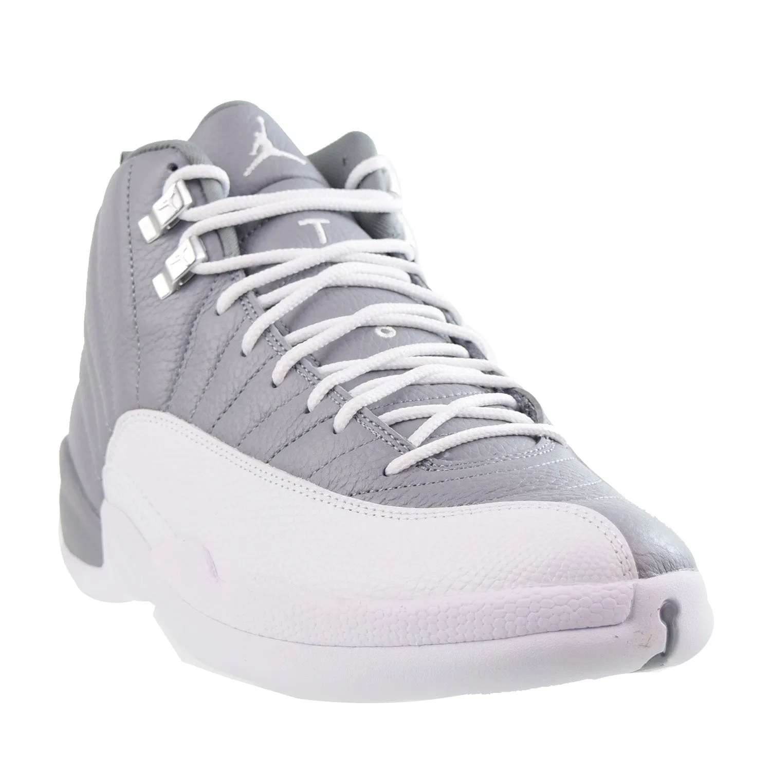 Air Jordan Retro 12 Men's Shoes Stealth-White-Cool Grey