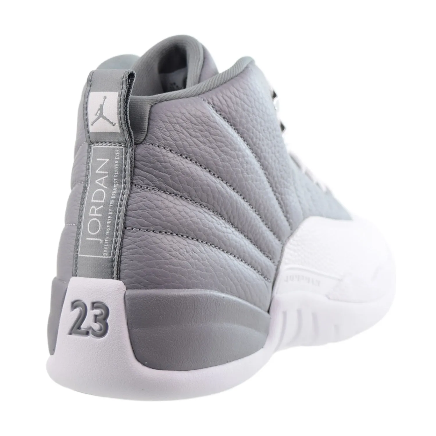 Air Jordan Retro 12 Men's Shoes Stealth-White-Cool Grey