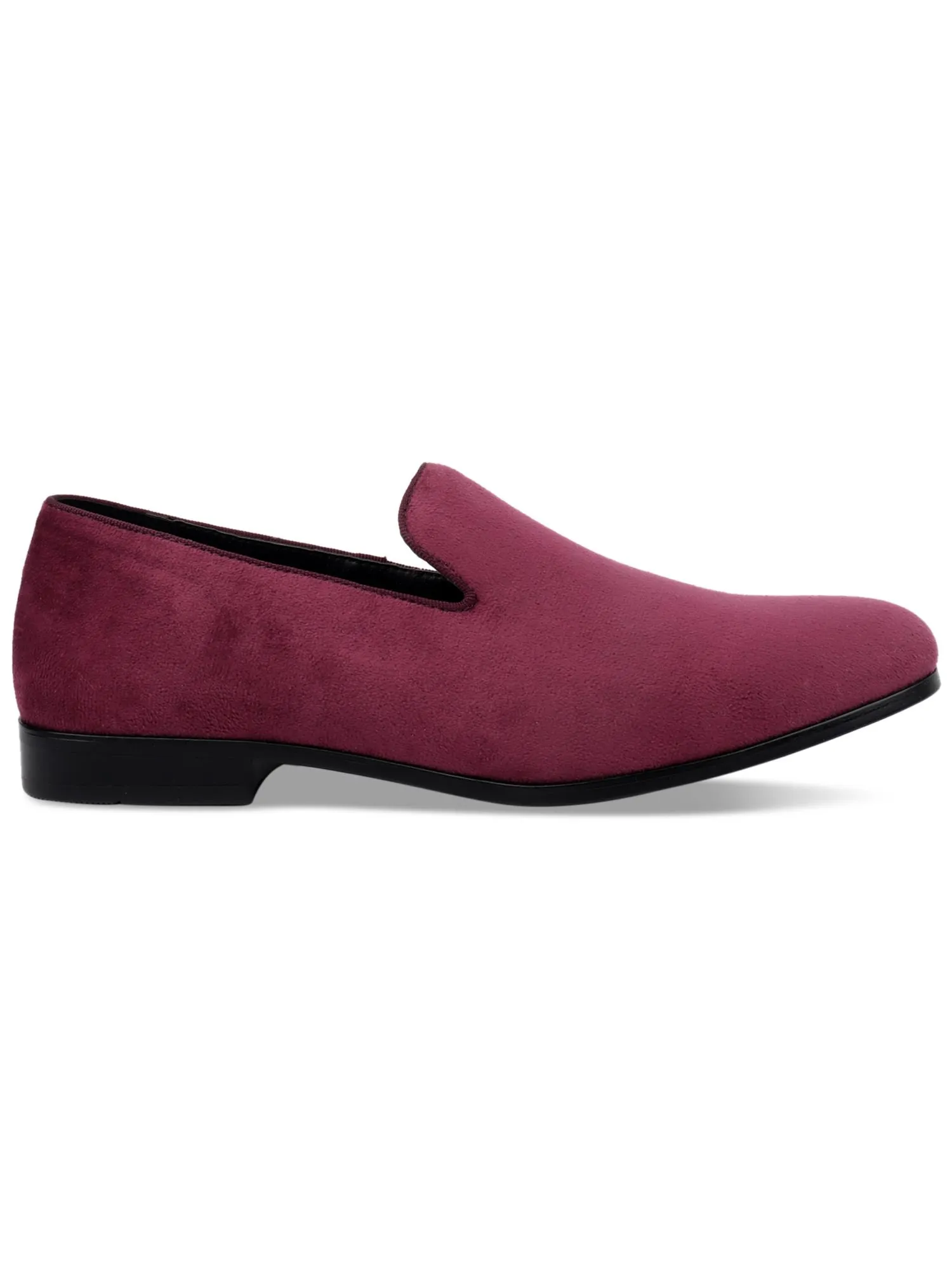 ALFANI Mens Burgundy Padded Zion Round Toe Slip On Loafers Shoes M