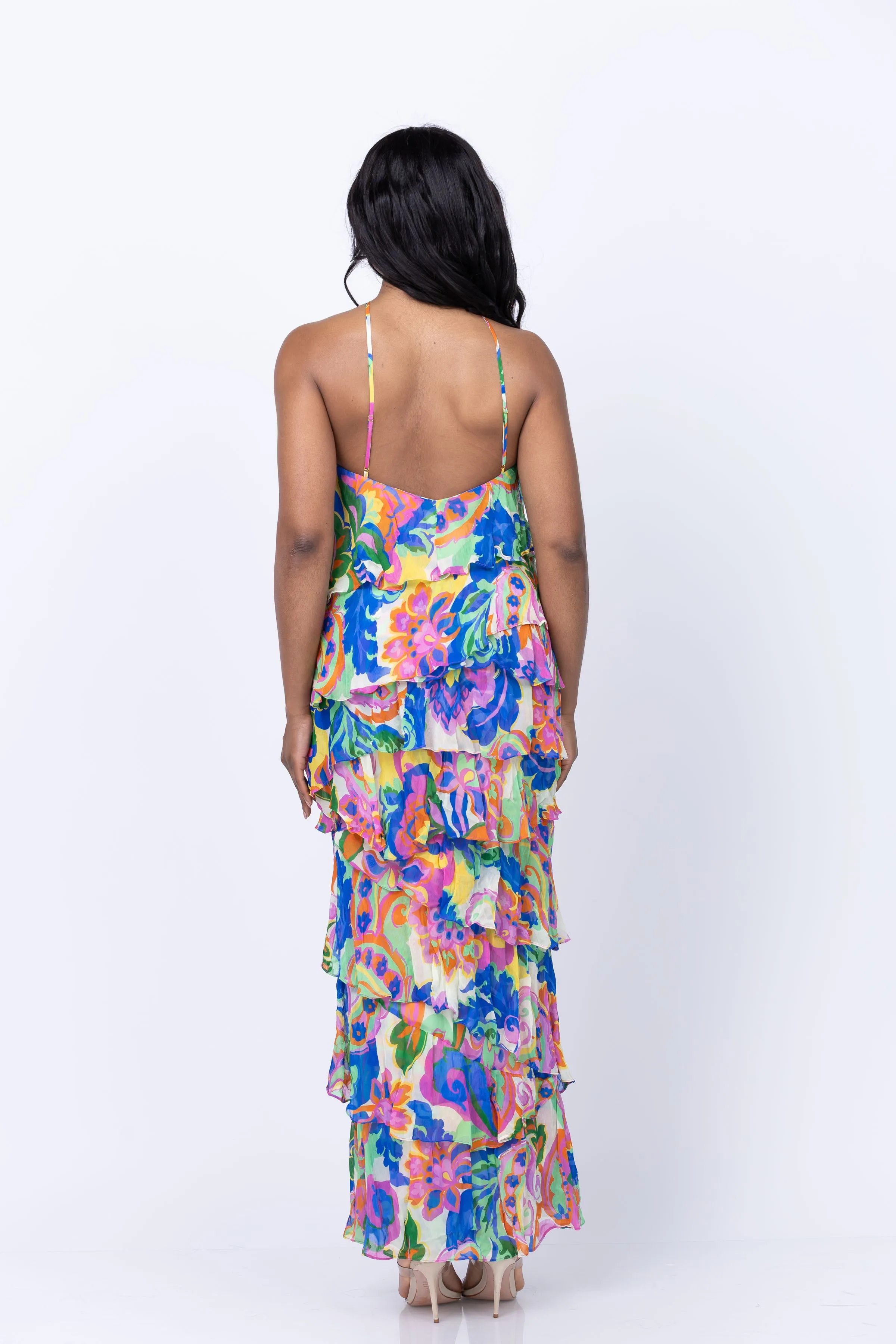 Amanda Uprichard Posie Maxi in Fleetwood Print