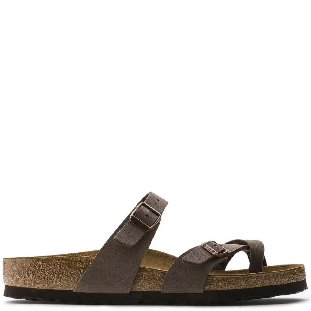 Birkenstock Women's Mayari Birko-Flor Nubuck in Mocha