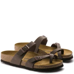Birkenstock Women's Mayari Birko-Flor Nubuck in Mocha