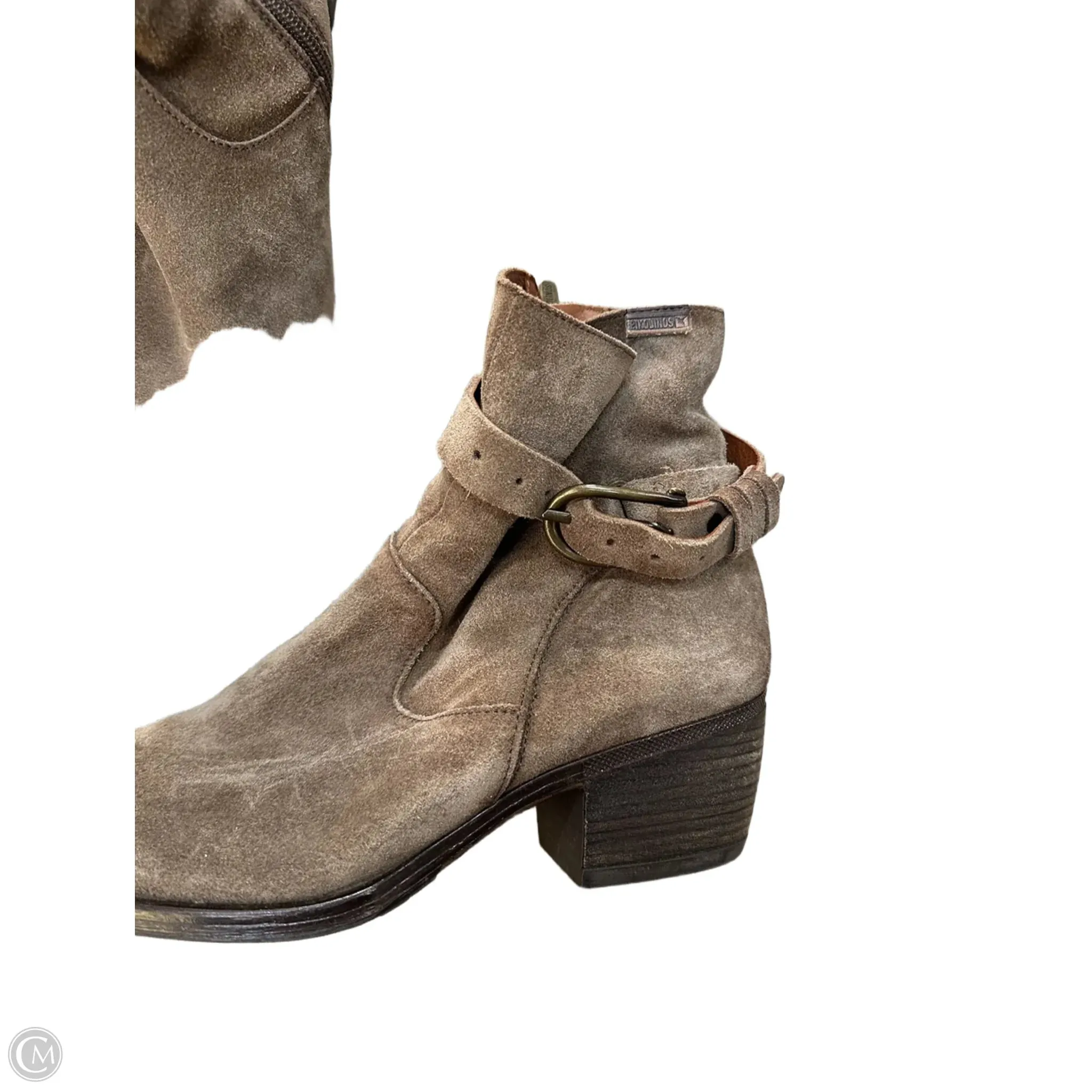 Boots Ankle Heels By Pikolinos In Brown, Size: 9
