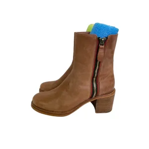 Boots Ankle Heels By Silent D In Tan, Size:7.5