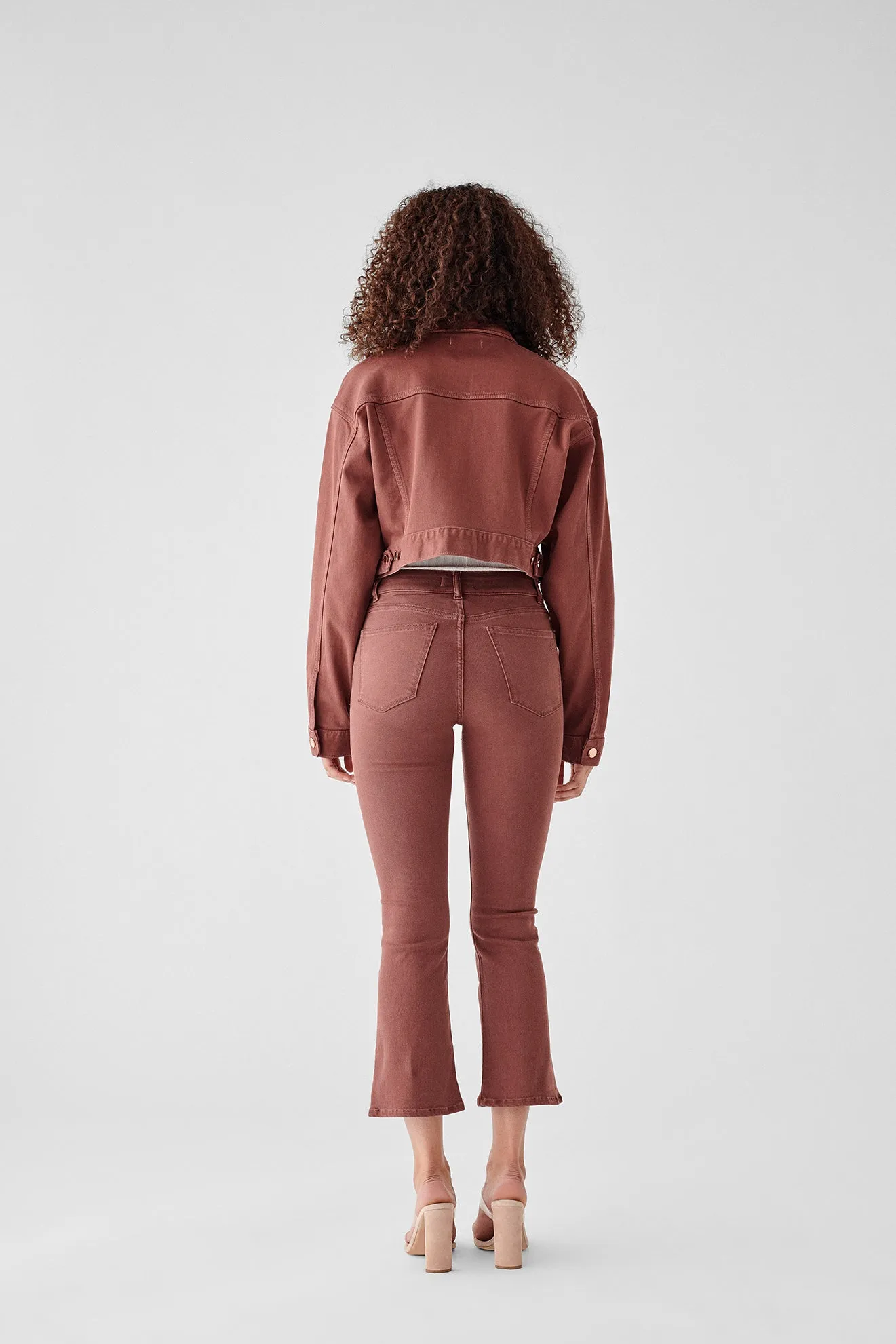 BRIDGET CROP BOOT REDWOOD