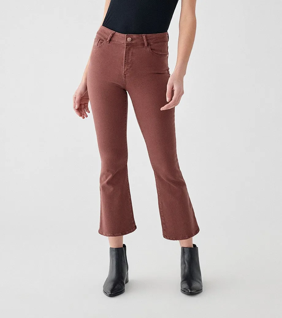 BRIDGET CROP BOOT REDWOOD