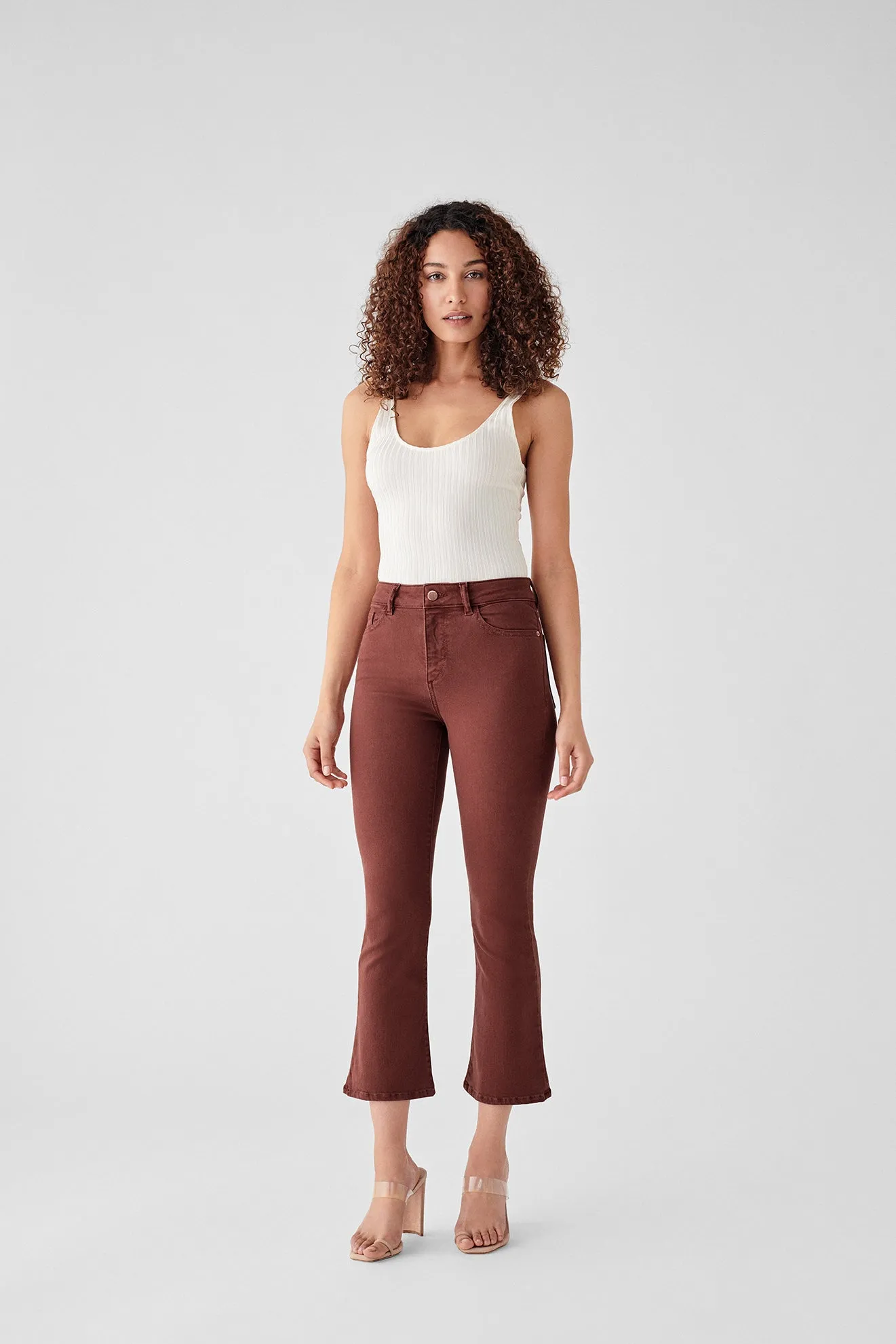 BRIDGET CROP BOOT REDWOOD