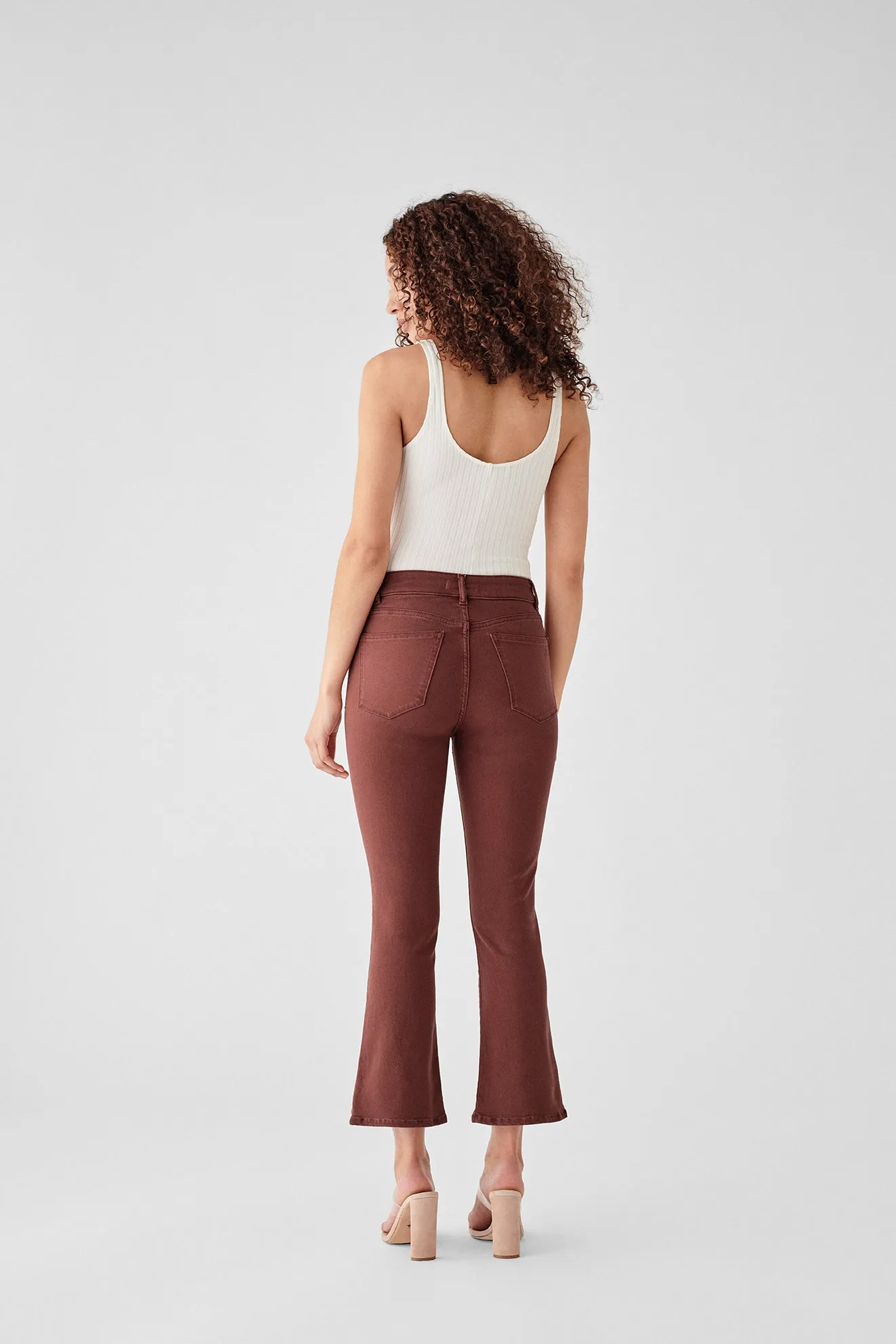 BRIDGET CROP BOOT REDWOOD