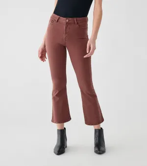 BRIDGET CROP BOOT REDWOOD