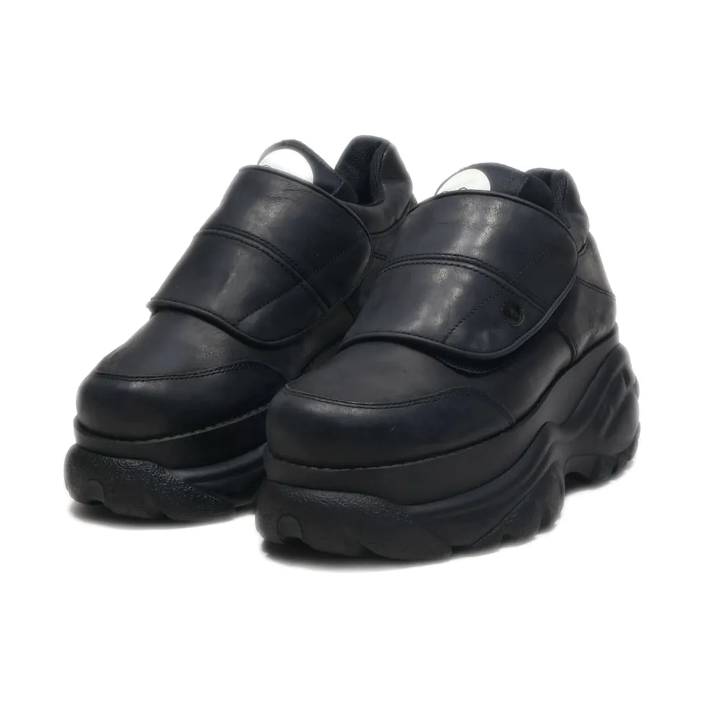 Buffalo Low-Top Sneakers Leather Black Colour For Women