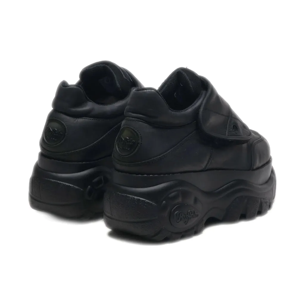 Buffalo Low-Top Sneakers Leather Black Colour For Women