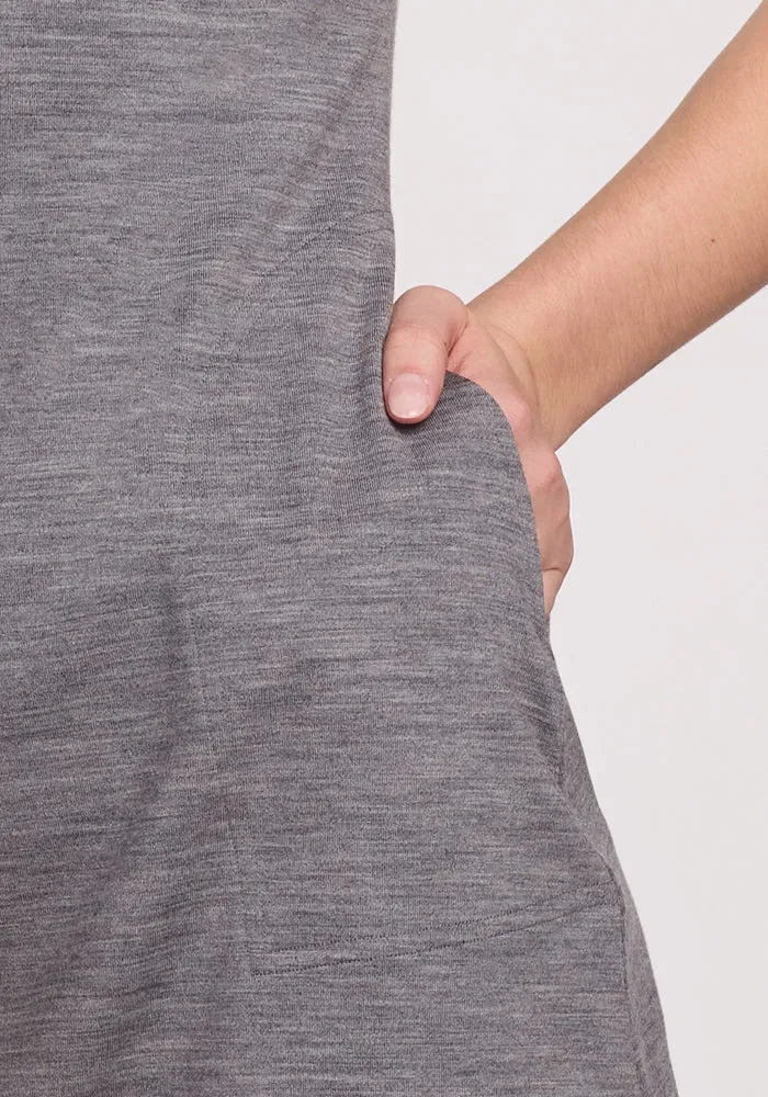Cassie Dress - Graphite Heather