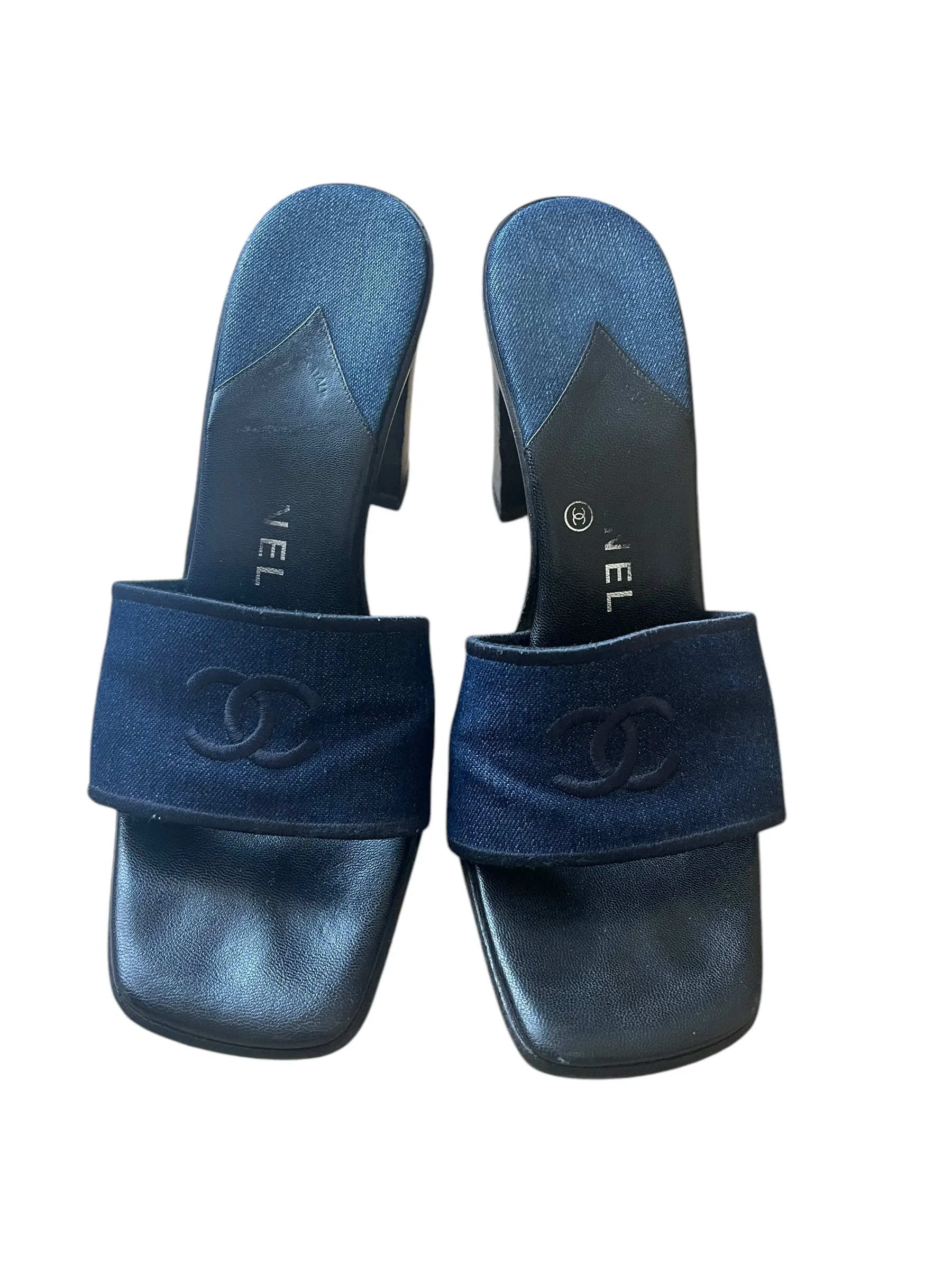Chanel CC Denim Sandals  DXBK0144