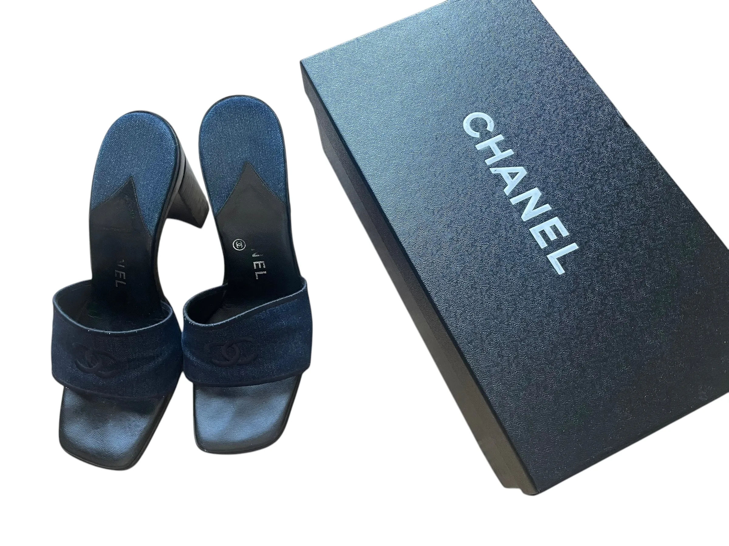 Chanel CC Denim Sandals  DXBK0144