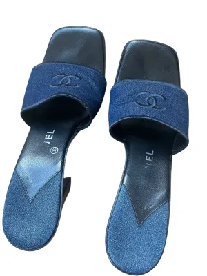 Chanel CC Denim Sandals  DXBK0144