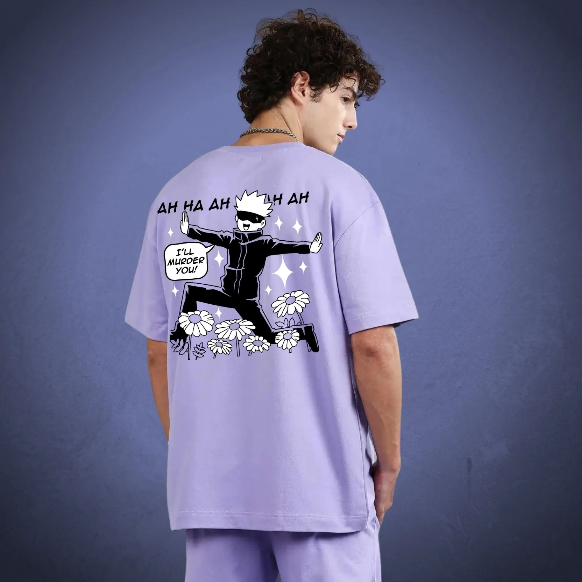 Chibi Gojo Oversize Anime T-shirt