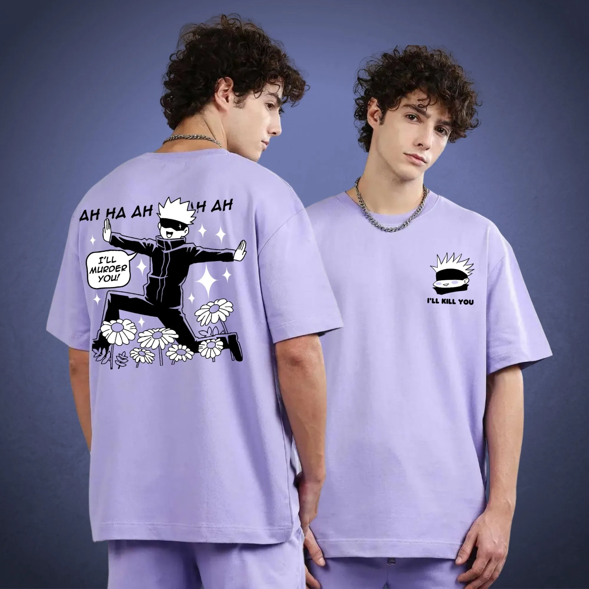 Chibi Gojo Oversize Anime T-shirt
