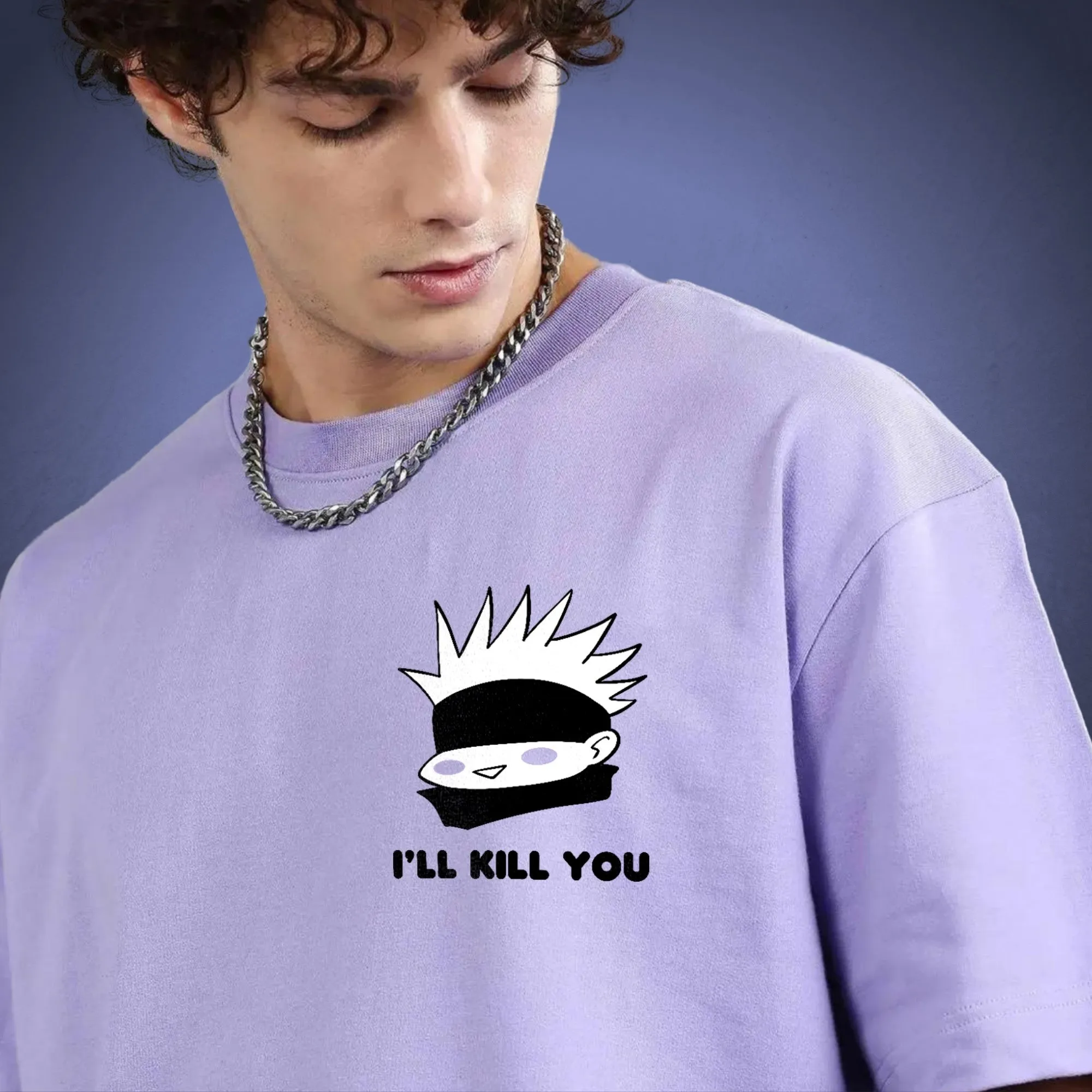 Chibi Gojo Oversize Anime T-shirt