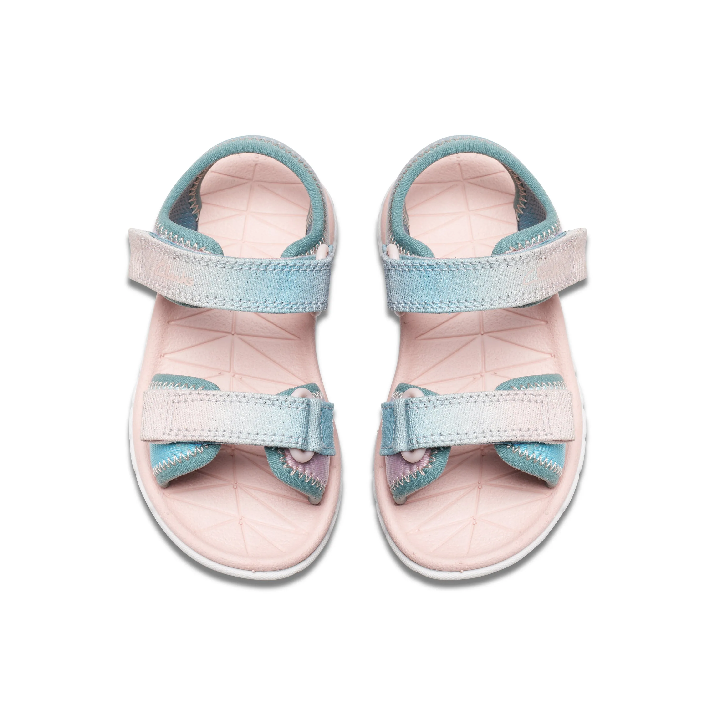Clarks Surfing Tide T Girls Pastel Water Friendly Sandal