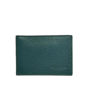 Coach Compact Billfold Wallet Dark Pine