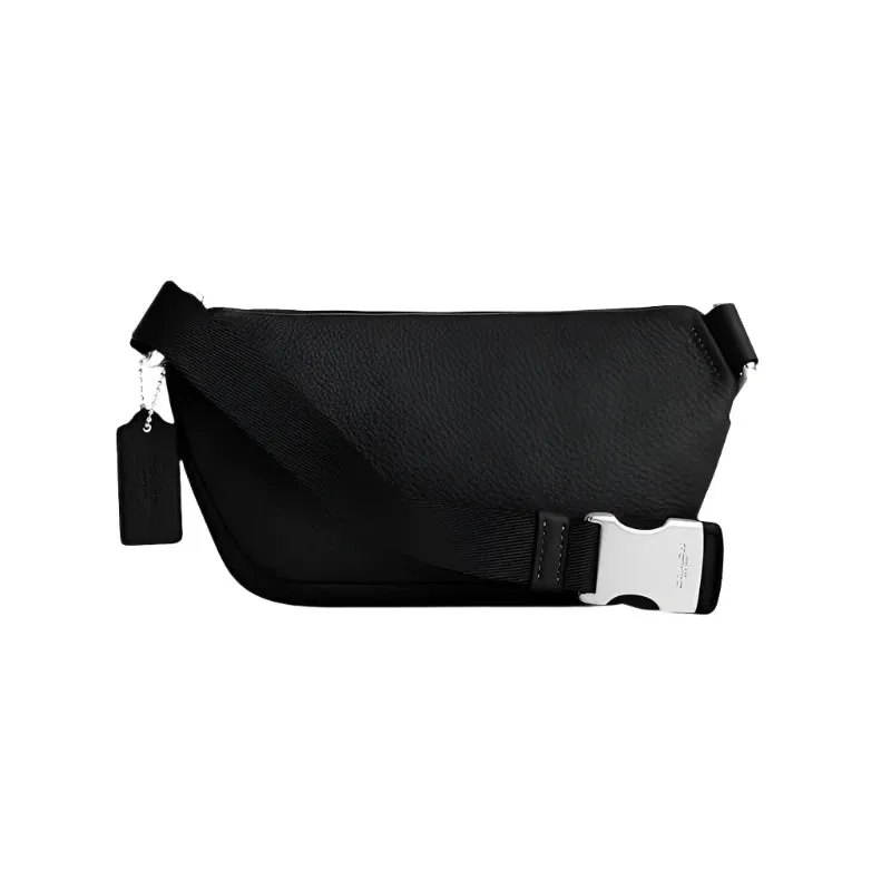 Coach Mini Belt Bag Silver/Black