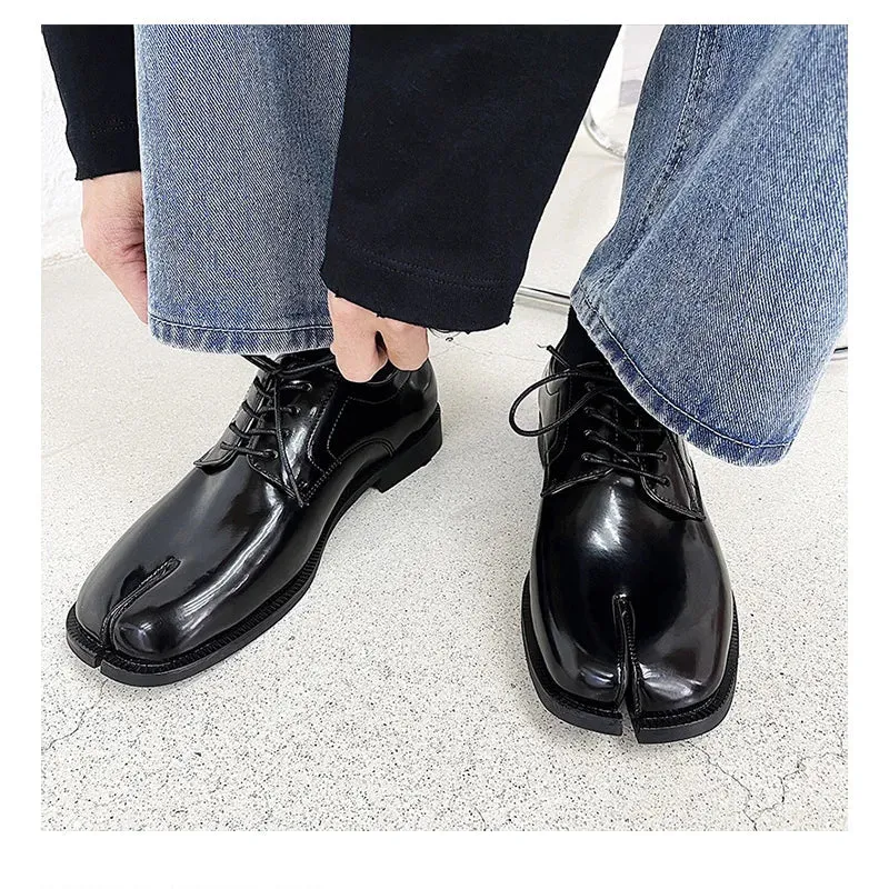 Condi - Leather Men's Casual Split Toe Tabi Shoes/Boots