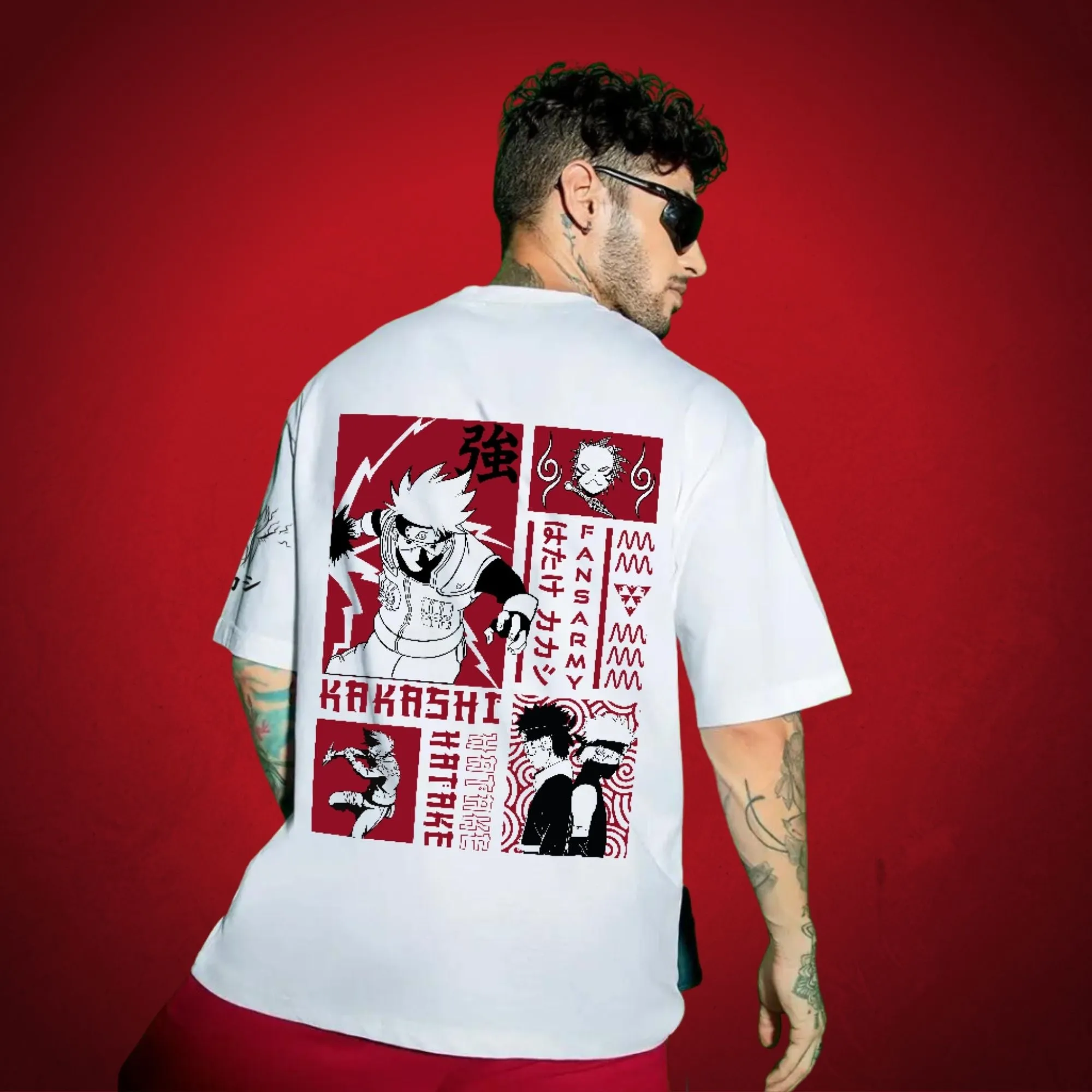 Copy Ninja Kakashi Oversize T-shirt