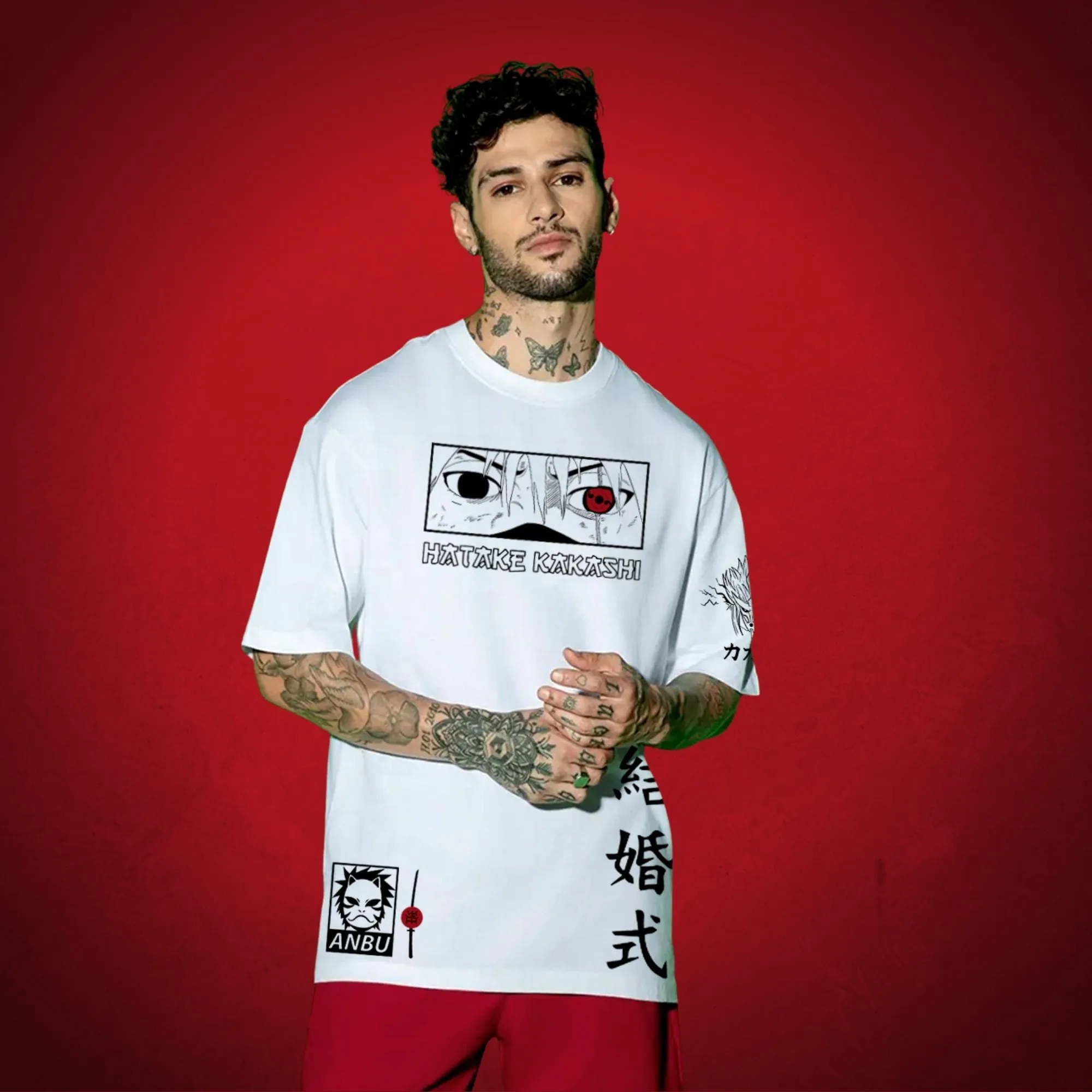 Copy Ninja Kakashi Oversize T-shirt