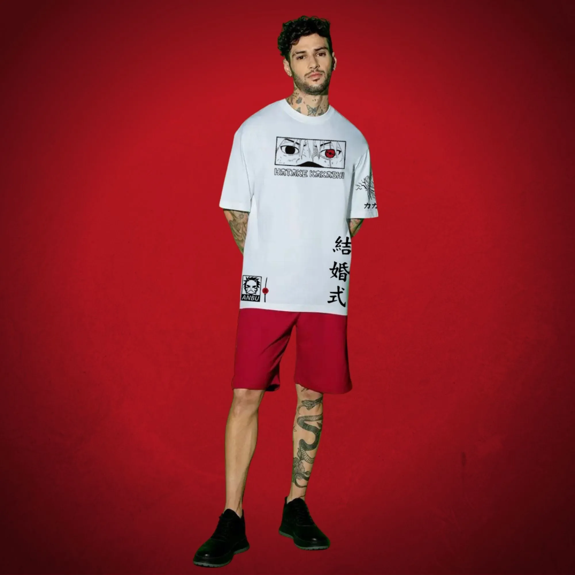 Copy Ninja Kakashi Oversize T-shirt