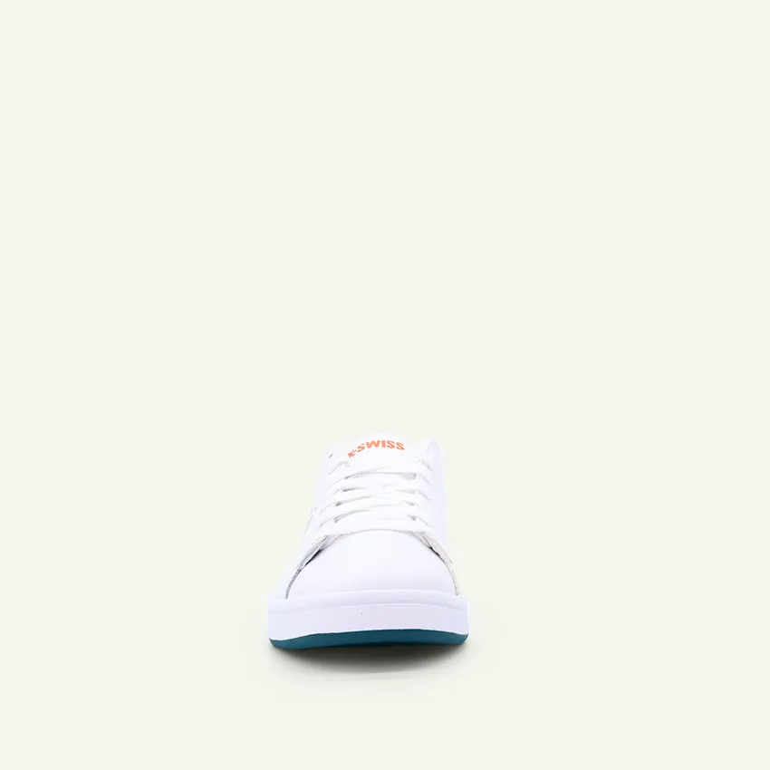 Court Shield Men's Shoes - White/Scarlet Ibis/Deep Lake