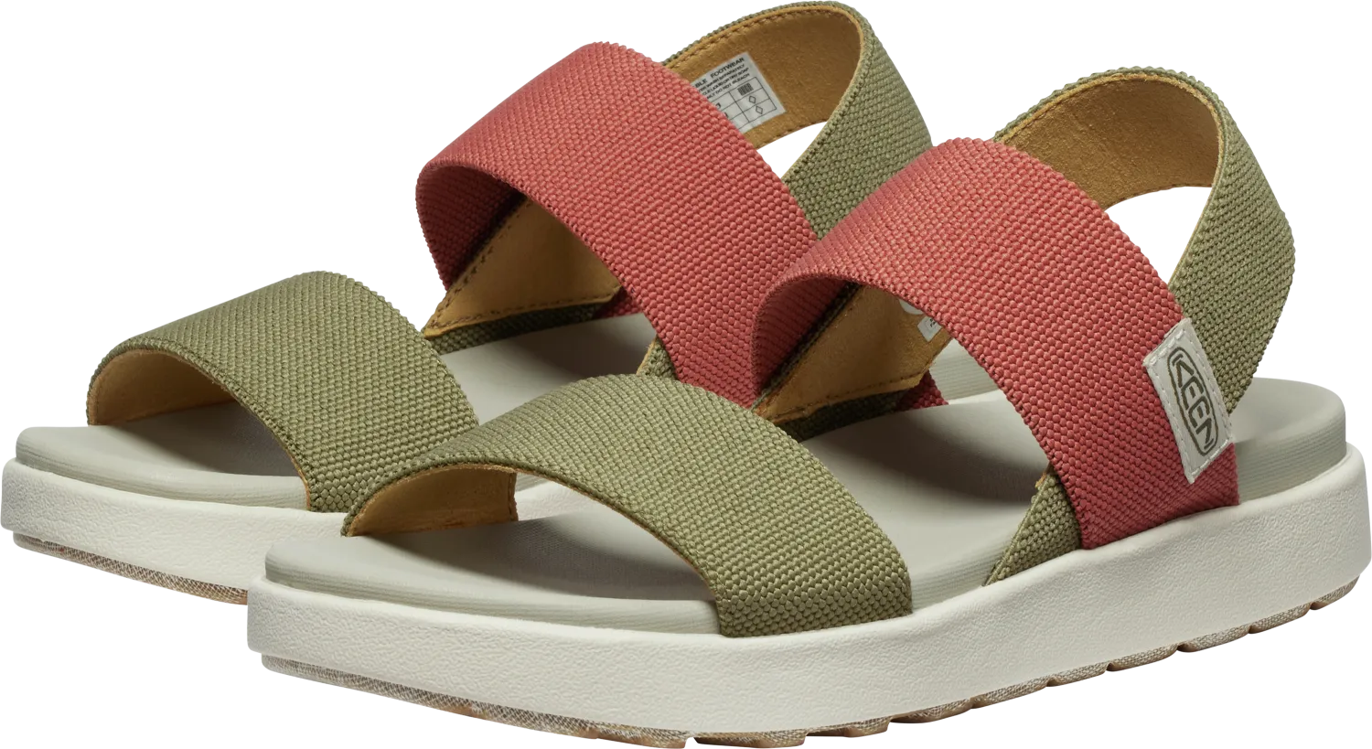 Elle Backstrap in Martini Olive/Baked Clay