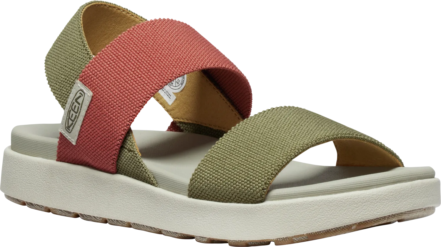 Elle Backstrap in Martini Olive/Baked Clay