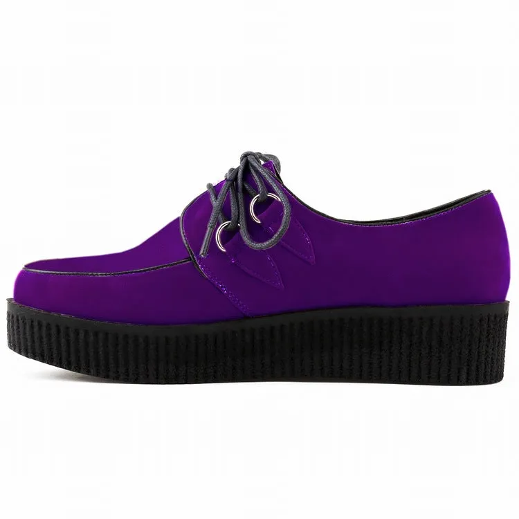 Fashion Solid Color High Platform Lace Up Flats Shoes