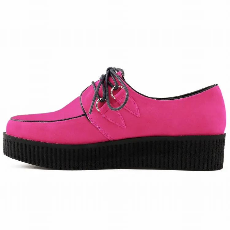 Fashion Solid Color High Platform Lace Up Flats Shoes