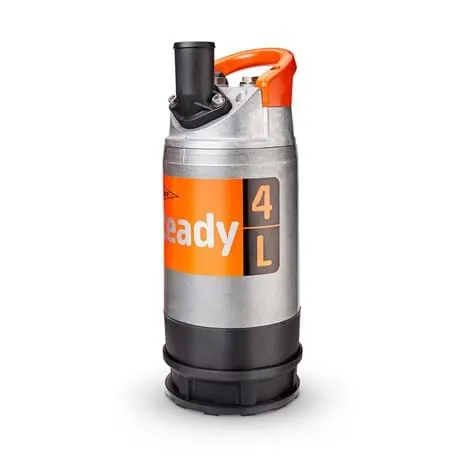 Flygt 2000 Series Ready 4L 0.42kW Submersible Dewatering Pump with 1-2mm Low Suction (Max 240LPM/100kPa)