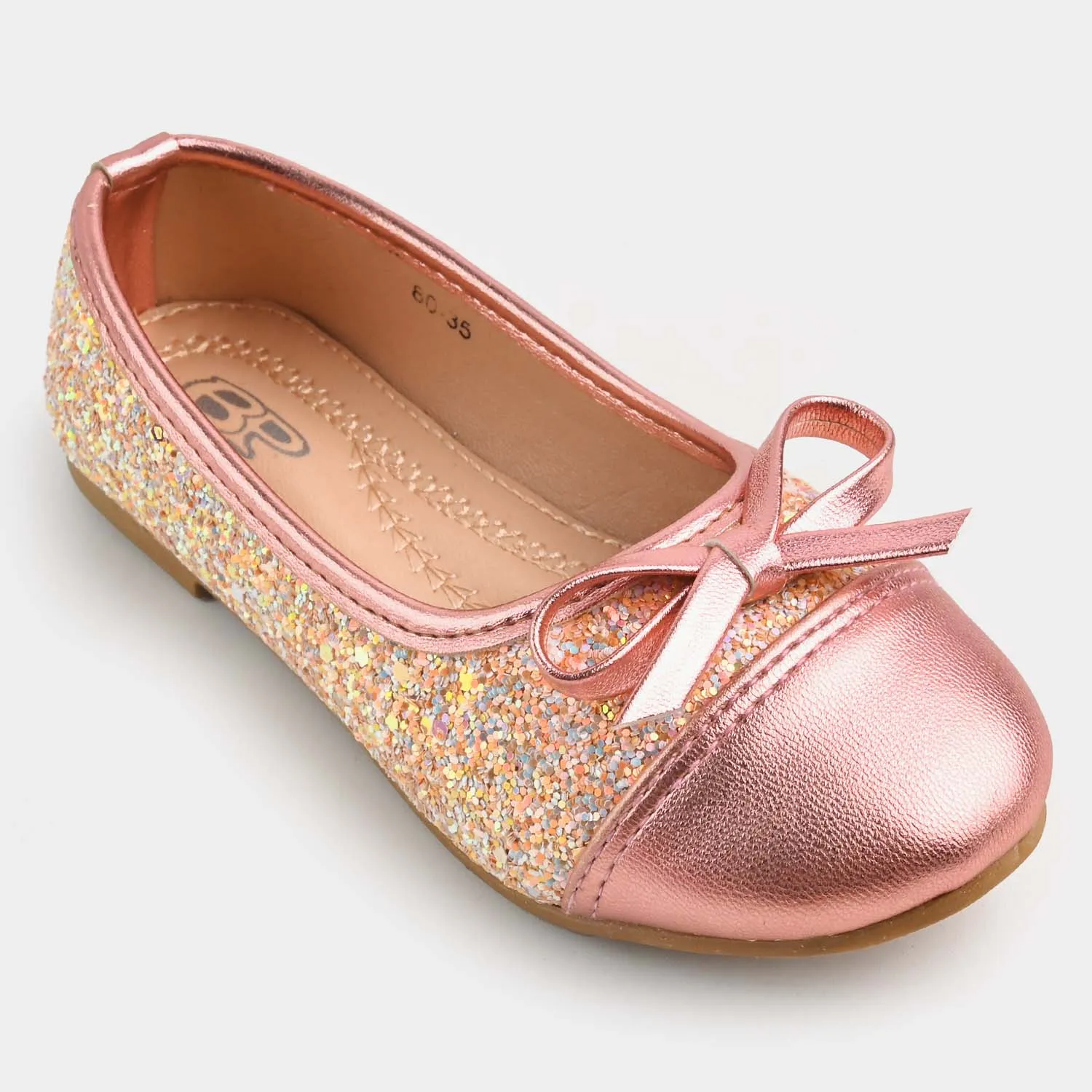 Girls Pumps 80-35-Champagne