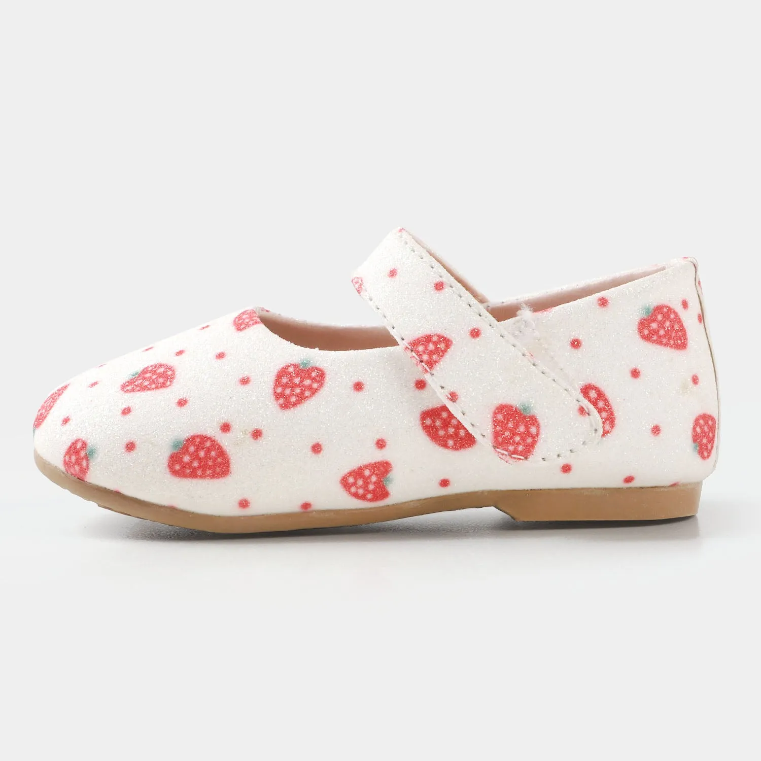 Girls Pumps PP 640-47  - White/Red