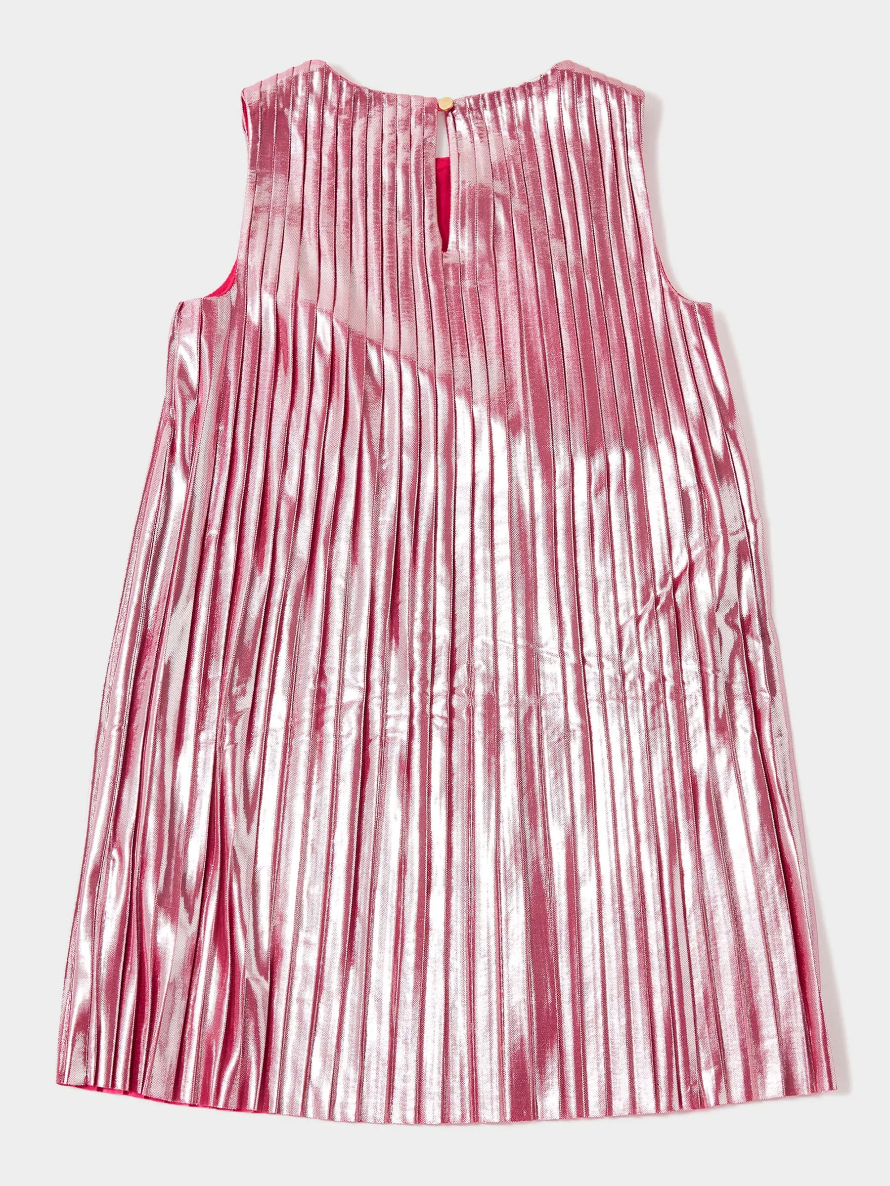 GWD Cassie Metallic Pleated Dress