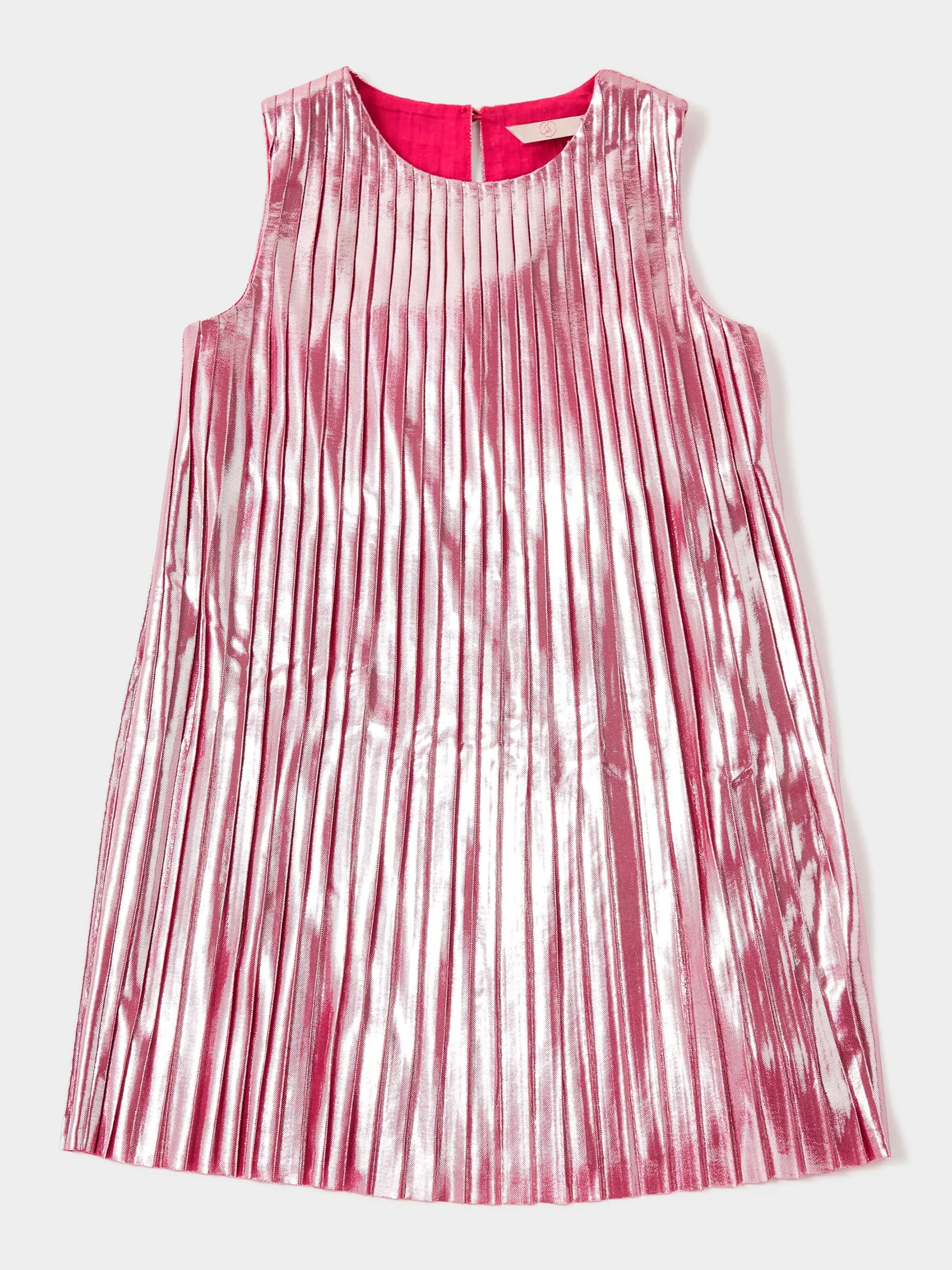 GWD Cassie Metallic Pleated Dress