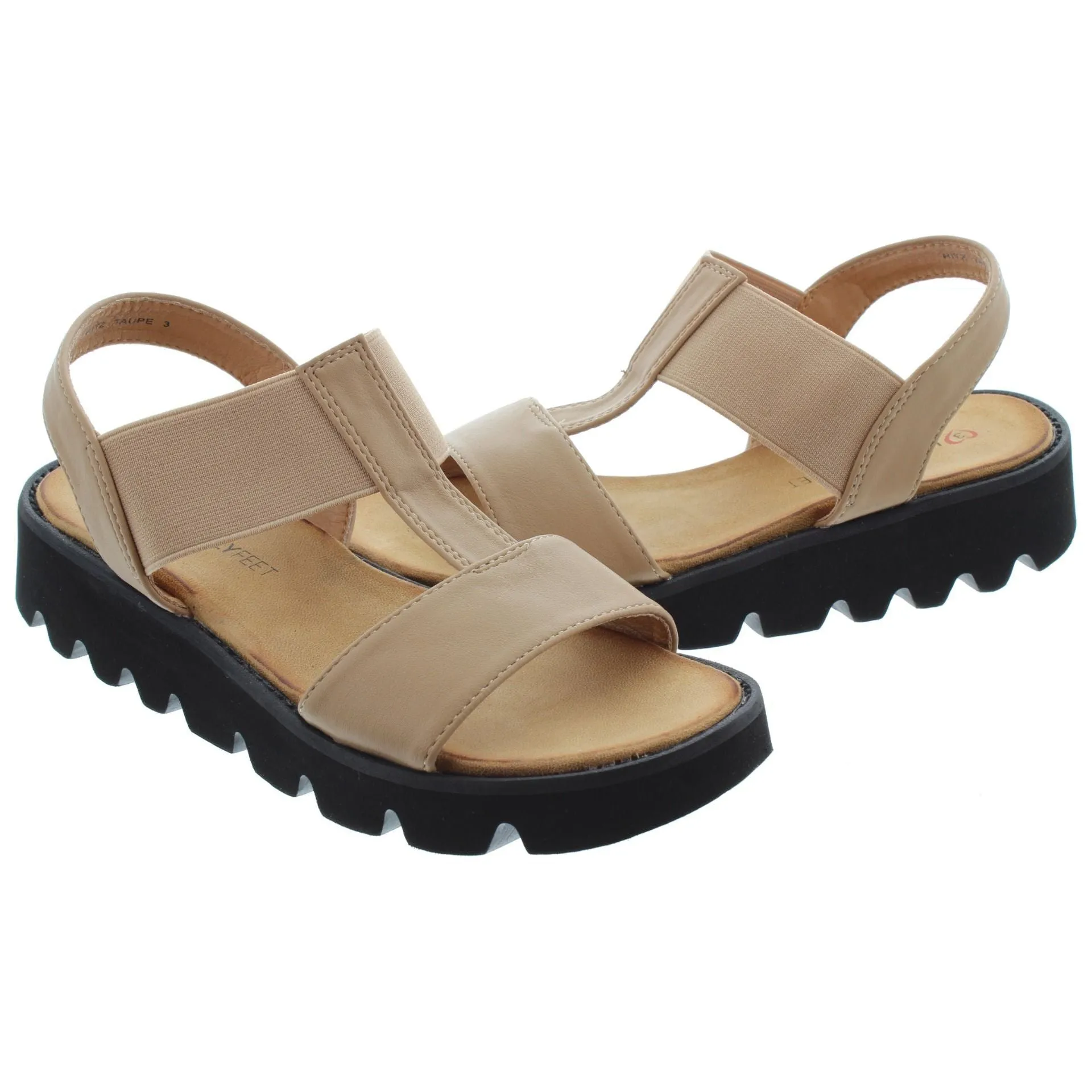 Heavenly Feet Ritz  Vegan Friendly Sandal NUDE