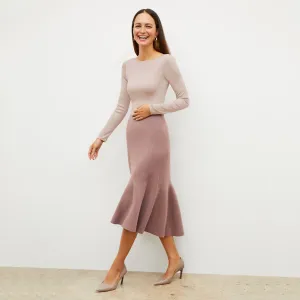 Leah Skirt - Boiled Wool :: Rose Taupe