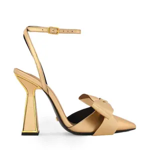 Maren Gold | Leather pump