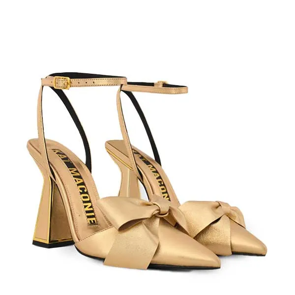 Maren Gold | Leather pump