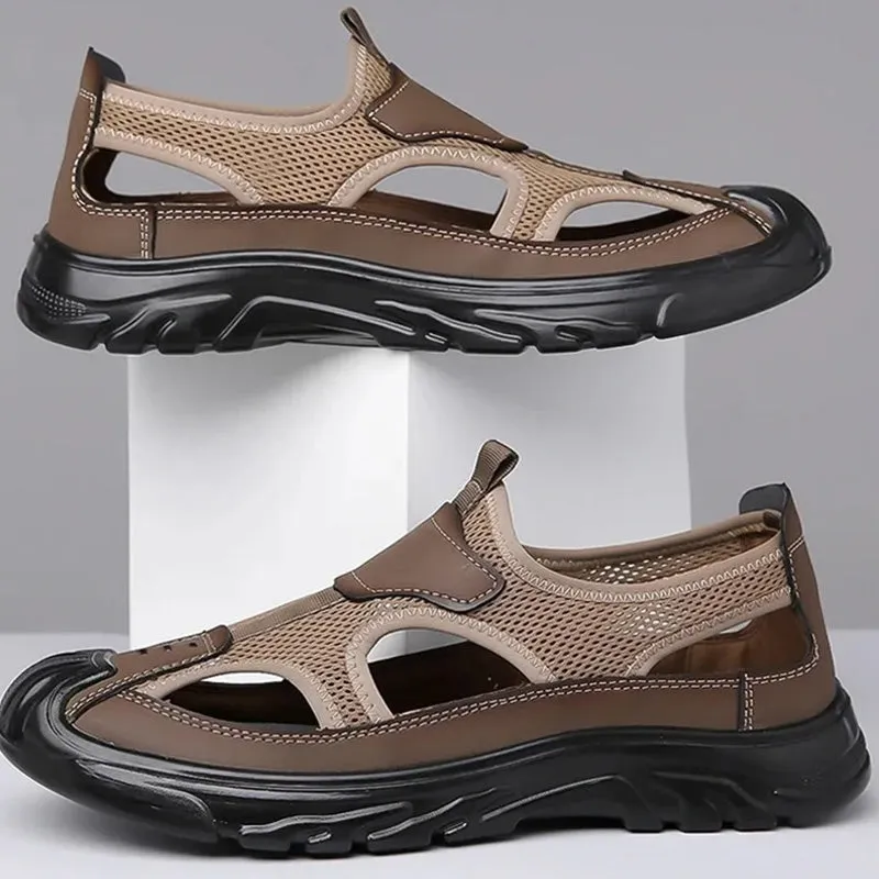 Mesh Hollow Lightweight Soft Sole Sandals