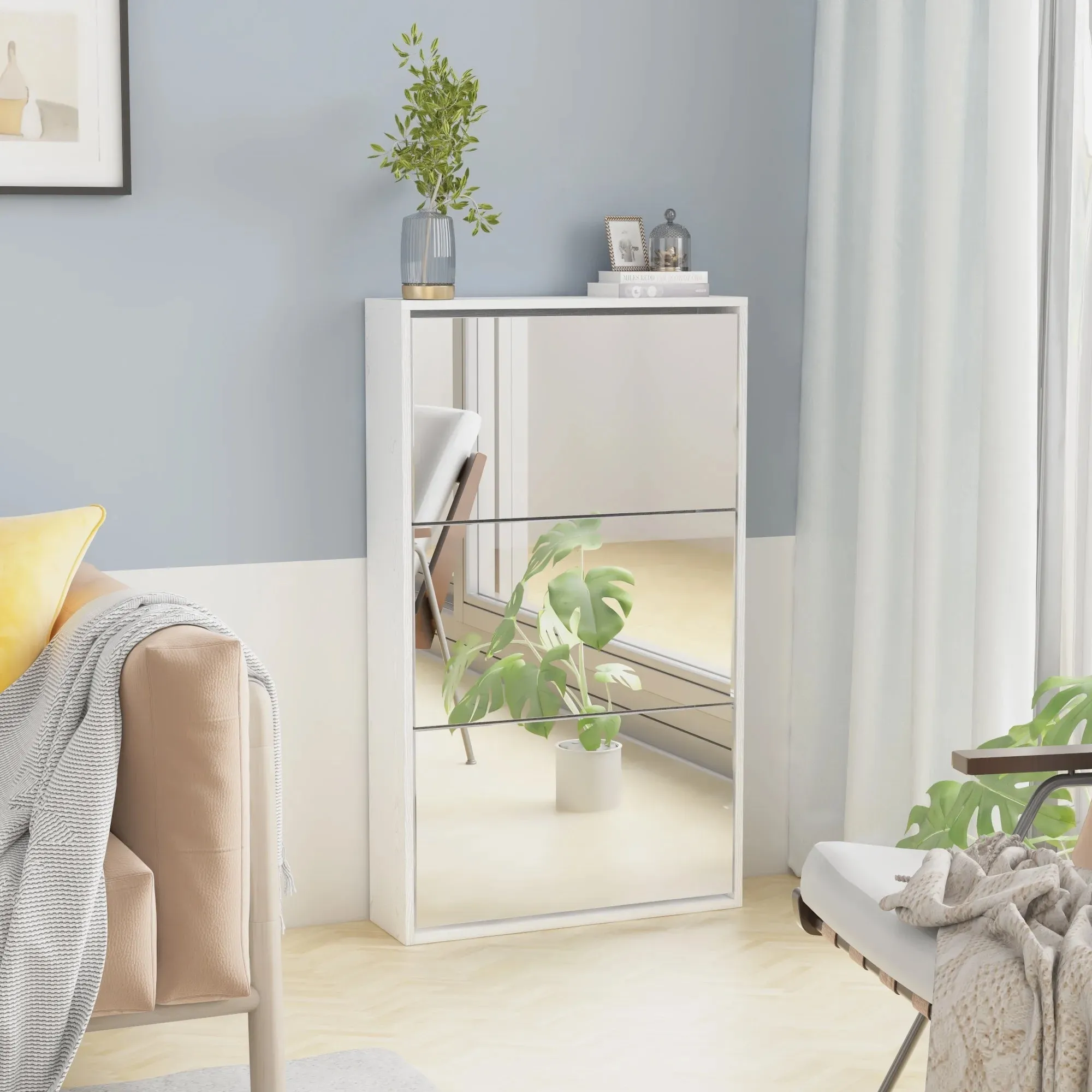 Mirrage - Mirror Shoe Cabinet