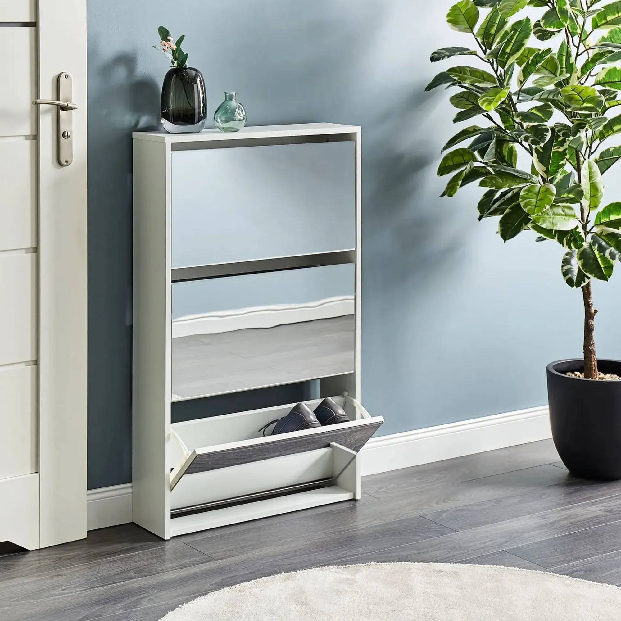 Mirrage - Mirror Shoe Cabinet