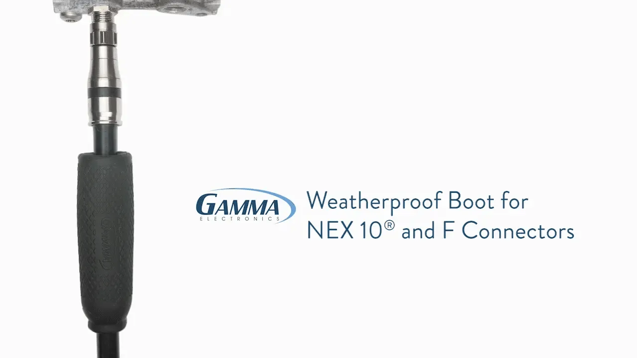 NEX10® & F Connector RF Weatherproof Boot