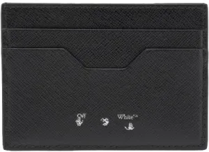 Off-White Diag Striped Card Holder